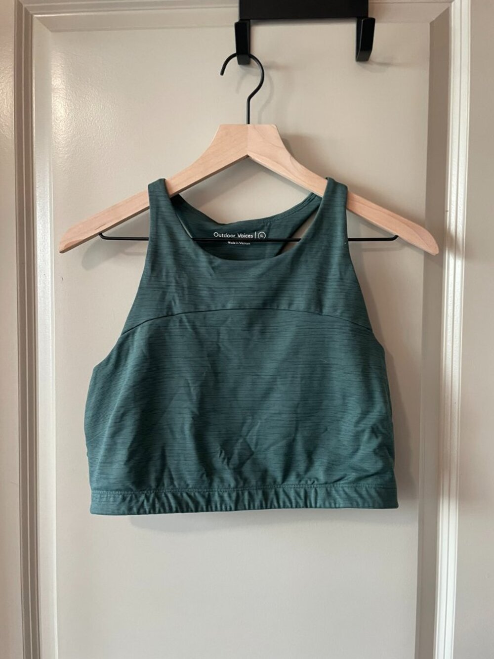 Outdoor Voices Move Free Crop Top Green XL